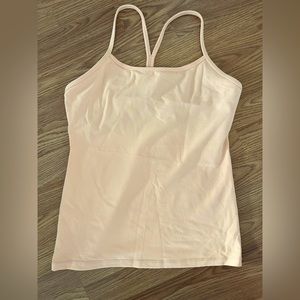 Lululemon Peachy Coral Power Y Tank. Sz 10.